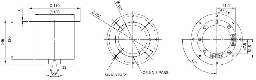 HITECO ANTI-ROTATION SLEEVES for POWERTECH 300-400 LONG NOSE - 2 POSITIONS 2 HITECO ANTI-ROTATION SLEEVES for POWERTECH 300-400 LONG NOSE - 2 POSITIONS - Image 2