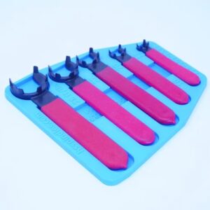 Castle Wrench Set, 5 Piece Flat, P/N MN-5-F
