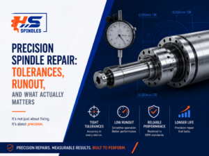 Precision spindle repair