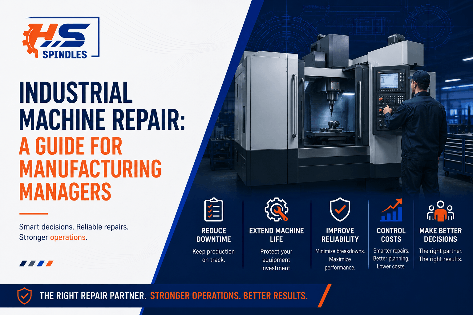 Industrial machine repair guide for manufacturing managers