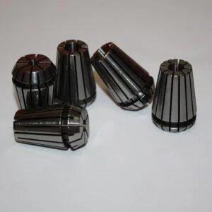 ER40 Collet Set, 5 Pieces, 3/8 Inch, P/N C-G-38-5P