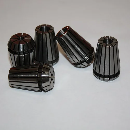 ER16 Collet Set 5 Pieces, One Eighth Inch, High Precision, P/N C-18-5P