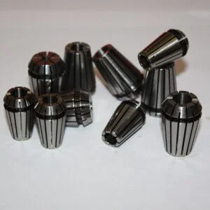 ER40 Collet Set, 10 Pieces, Three Quarter Inch, High Precision, P/N C-G-34-10P