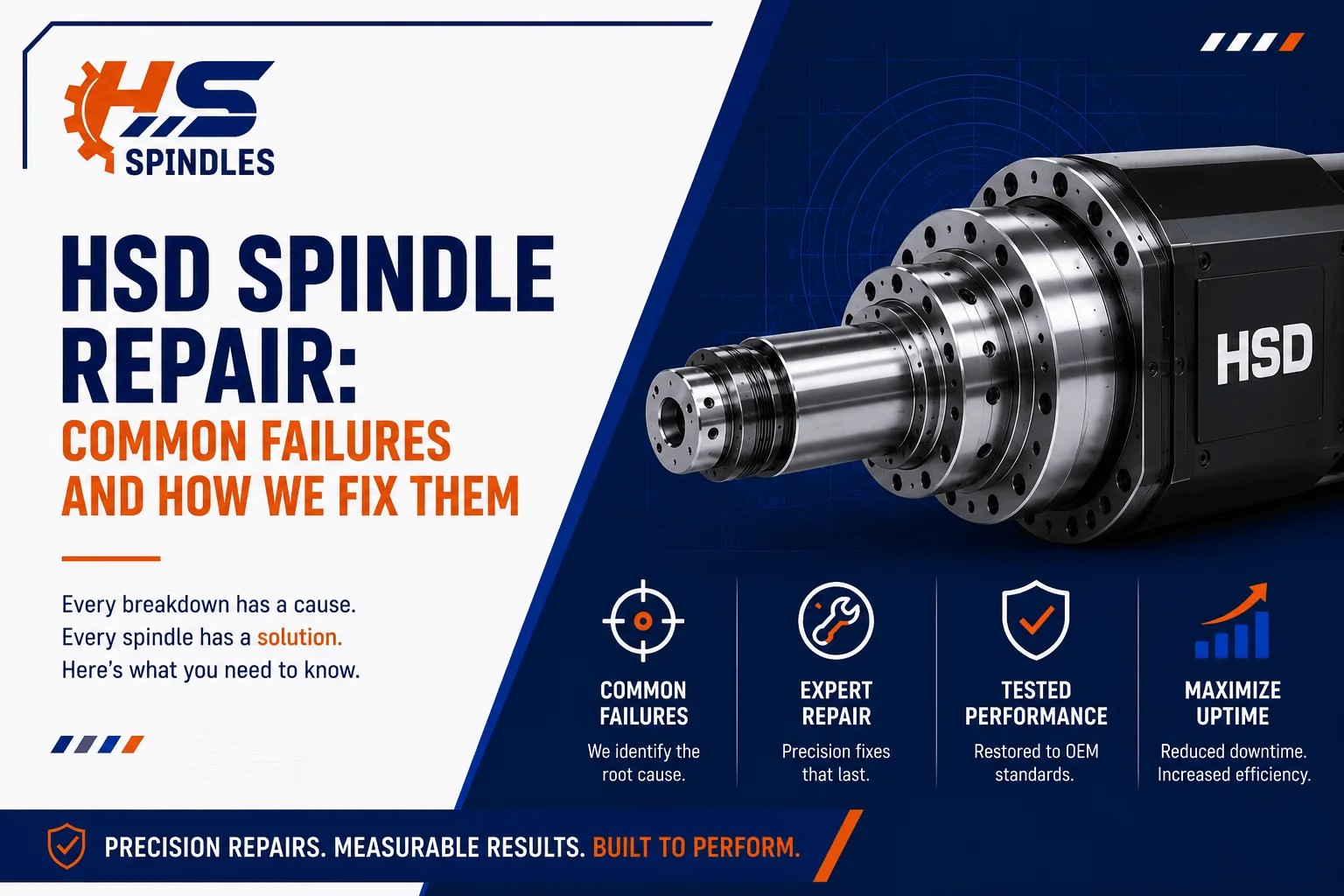 spindle failure fix - hs spindles